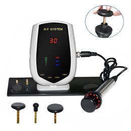 Dropshipping Beauty Salon 448Khz Radio Frequency Face Lift Facial RF Wrinkle Remover Device With Led Light Therapy 3 In 1