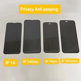 Privacy 9H Hardness Tempered Glass For iPhone 14 Pro Max Anti-Spy Screen Protector Private Film