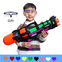 24" Jumbo Blaster Water With Straps Kids Beach Squirt Toy Boys Favour Summer Pool Outdoor Toy Kids Toy 220708