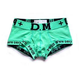 Male Underwear Gay Underpants Boxer Ropa Interior Hombre Cueca Masculina Solid Boxer Homme Underwear Boxer Para Hombre Bielizna G220419