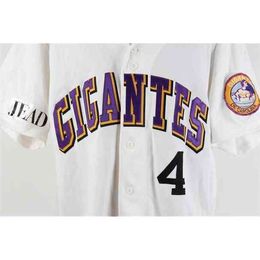 Xflsp Gigantes De Carolina Puerto Rican Winter Ball Jersey 100% Stitched Custom Baseball Jerseys Any Name Any Number S-XXXL