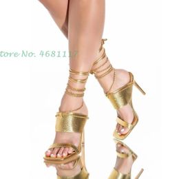 Sandals Cross Straps Women Gold Heels Peep Toe Stiletto Sexy Stylish Casual Woman Comfortable For Party SandalsSandals