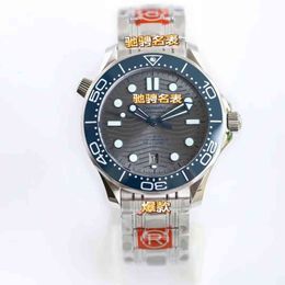 Watches Wrist Luxury Designer or Haima 300 8800 Movement Double t Shock Absorber Black Balance Wheel Men's Luminous Diving