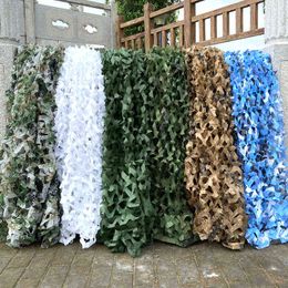 hunting camouflage net military camo nets camouflaged network car Awning garden tent tourist shade mesh camping sun shelter H220419