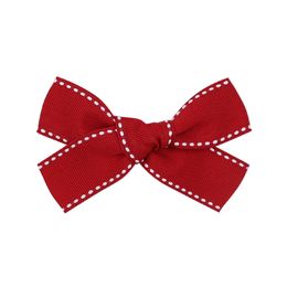 1piece Solid Hair Bows With Hair Clip Handmade Hairpin For Girls Boutique Hairgrip New Headwear Kids Hair Accessories