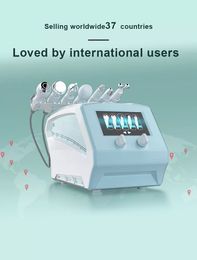 Professional Portable 8 In 1 Oxygen Bubble Microdermabrasion Deep Cleaning Skin Care Aqua Facial Jet Peel H2O2 RF Face Lifting Skin Tightening Beauty Equipment