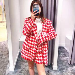france tracksuits Australia - Women's Tracksuits Women Two-Piece Set Office Ladies Elegant Blazer Paired With Fashion Shorts French Brand Casual SetWomen's