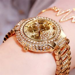 Luxury watch women ladies Stainless Steel bracelet watch diamond Fashion waterproof quartz watch relogio feminino Wristwatches 201123
