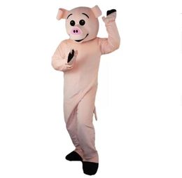 Pink pig Mascot costumes for adults circus christmas Halloween Outfit Fancy Dress for adult to wearcarnival fancy