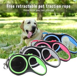 PAPASGIX Auto Retractable Dog Leash Portable Pet Puppy Traction Rope Walking Lead 3 5 8 Metre LJ201109