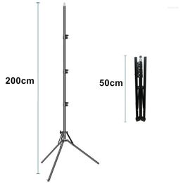 Tripods Pography Light Stand Holder Adjustable Tripod For Smartphone Background Lighting Studio Tiktok Youtube Loga22