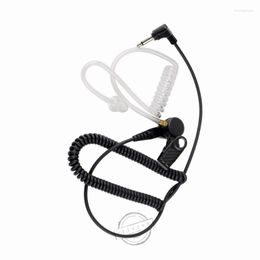 Walkie Talkie Noise Reduction 3.5mm Radio Earpiece Listen Only Transparent Acoustic Tube For PR1500 HT1000 Ham Portable TalkieWalkie