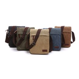 Men Women Fashion Casual Canves Business Crossbody Bag Messenger Shoulder Tote Briefcase Travel Handbag Solid Color Y201224