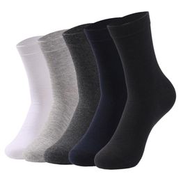 Men's Socks Pairs Pure Colour High Quality Women And Men Cotton Soft Breathable Antibacterial Black Business SocksMen's