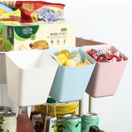 Back Hanging Storage Basket Snacks Organiser Kitchen Vegetable Seasoning Storages Baskets Plastic Hanging Organisers Box BH6336 TYJ