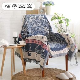 Nordic Knitted Throw Thread Blanket Bed Sofa Travel Nap Blankets Soft Towel Portable Car Travel Cover Blanketfor Home Office 201111