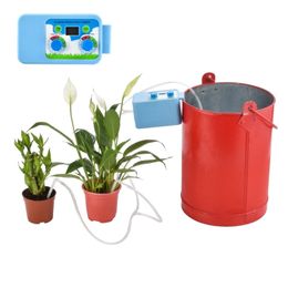 Drip Irrigation Kit LED Micro Automatic Irrigation Controllers Watering Plants Of Indoor Watering Timer Garden Water Timer T200530