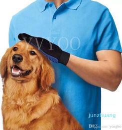 Pet Cleaning Brush Glove Pet Dog levererar husdjur Cat Dog Brush