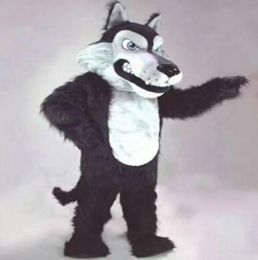 Costume Suit Party Game Dress Character Mascot doll costume Halloween Fuisuit Long Fur Wolf Mascot