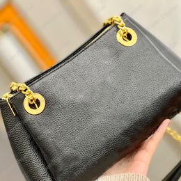 Mature Women Shoulder Bags Designer Bag Chain Tote Embossed Flower Letter Handbag Crossbody Wallet Purse Clutch Party High Quality Leather