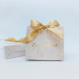 Eid Mubarak Gift Bag Ramadan Party Candy Muslim Supplies Kareem Favour Box Al-Fitr Decor 220427