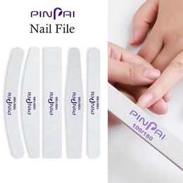 is grits UK - Nail Files PinPai 100 180 Grits Set Manicure Pedicure Buffer Block Art Tips UV Gel Polisher File Double Side Nails Tool Kit245j