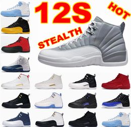 12S Stealth Hyper Royal Basketball Shoes Emoji Gold University Blue Driftwood Laser Metallic Reverse Taxi Black Playoff Royalty Winterized Dark Knight Sneakers