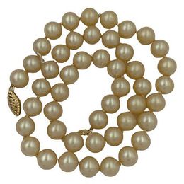 Akoya Pearl Round Beaded Bead Necklace