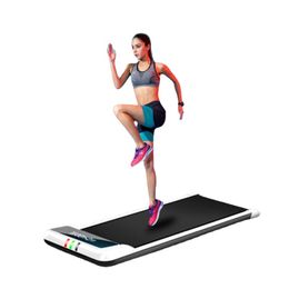 Small fitness equipment, portable electric flat treadmill, home installation-free folding walking machine