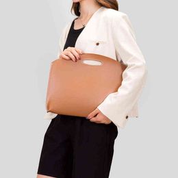 Laptop Bag Waterproof Pu Women's Fashion Versatile 13.3/14/15.6 Inch Briefcase 220718