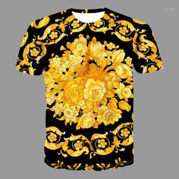 Men's T-Shirts Retro Fashion Summer Men T-Shirt Tops 2022 Sell Well Ethnic Style Printed Short Sleeve Classic O-Neck Quick Dry Male Tee Shir