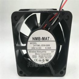 Wholesale fan : Original NMB 6025 2410ML-05W-B89 24V 0.34A three-wire stalling alarm inverter for heat dissipation