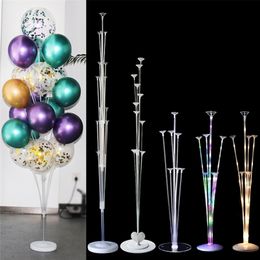 3570100130cm balloon Stand Wedding Decoration Happy Birthday Party Balloon Stick Holder Baloon Accessories Festival Globos 220811