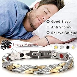Link Chain Trendy Dragon Pattern Healthy Care Magnetic Magnet Bracelet For Women Power Therapy Magnets Bracelets Bangles MenLink Lars22