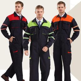 Men's Tracksuits Factory Workshop Uniform Atuo Repairment Clothing Multi Pockets Long Sleeve Coveralls Labour Insurance Engineering ClothesMe