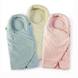 Blankets & Swaddling Infant Soft Swaddle Wrapper Born Wrap Cloth Autumn And Winter Warm Baby Blanket Born's Sleeping Bag