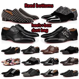 -Men Dress Zapatos Greggo Mortimer Dandelion Spikes Flat Mens Loafers Sneakers Luxury Oxford Derby Zapato Black Brown Blue Leede Patente Patente Patente