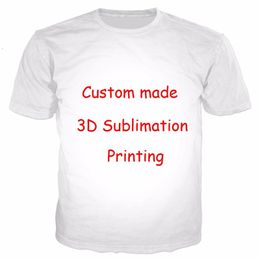 Fashion 3D Printed Custom T Shirts Summer Short Sleeve O neck Tee Shirt Design For Dropping And Wholesale Unisex Tops 220708