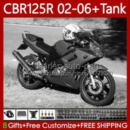 +Tank cover For HONDA CBR-125 CBR 125 R CC 125R 2002-2006 Bodywork 124No.171 CBR-125R 125CC CBR125R 02 03 04 05 06 Gloss grey CBR125RR 2002 2003 2004 2005 2006 OEM Fairing