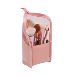 Cosmetic Bags & Cases Folding Fabric Bag Makeup Brushes Pouch Wateproof Make Up Organiser Female Beauty Brush Storage CaseCosmetic