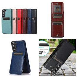 Credit ID Card Pocket Shockproof Cases For Iphone 15 14 Pro MAX 13 12 11 XR XS 8 7 6 SE 15 2023 Retro Multifunction Pack Wallet Leather Holder Box Flip Cover Kickstand Pouch