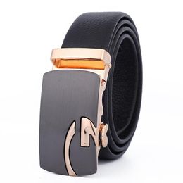 Belts Belt Men Automatic Buckle Leather Casual Business Whole Piece Of Pure Cowhide 3.5 Cm High-End Formal Pants Genuine