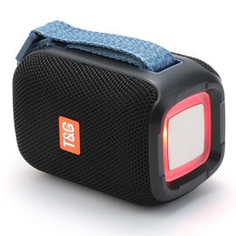 Chargeable Wireless blue tooth Speaker Sound Box Portable Boombox Loudspeaker TG339 with light subwoofer FM radio TF U Disc