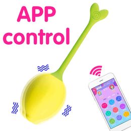 Nxy Eggs App Wireless Remote Vaginal Ball Sex Toy for Couples Vibrating Vagina g Spot Clitoris Stimulator Erotic Toys Women 220421