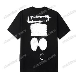 22ss Men Women Designers t shirts tee Paint Graffiti letter print cotton short sleeve Crew Neck Streetwear xinxinbuy Black white Grey XS-L