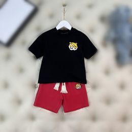 blue wool shirt Australia - Designer Lux New clothing sets for early spring 2022 Black tiger print shirt Cotton Gradeschool Garment red shorts Breathable and comfortable