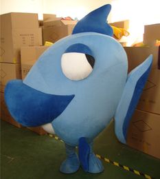 Ocean Animal Blue Whale Mascot Costume Animal Mascot Costumes Halloween Fancy Dress for Christmas Halloween Party Event