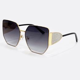 2022 Oversized Oval Gold Wrap Sunglasses Female Fashion Casual Eyeglasses Design Luxury Style Lunttes De Soleil