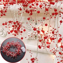 Strings Christmas Tree Light 2M 20LED LED String Lights con perline solide A batteria Garden Fairy Outdoor Xmas Party DecorLED StringsL