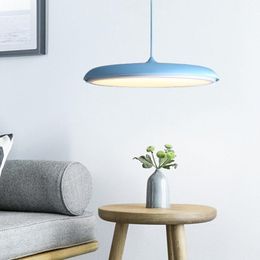 Pendant Lamps Kitchen Island Lamp Blue Lighting Bar Modern LED Light El Lights Room Study Office Ceiling Bulb IncludePendant